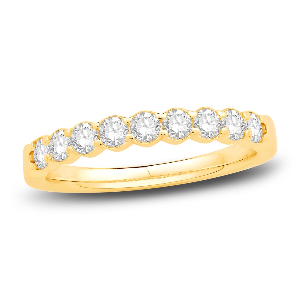 Diamond Anniversary Band 1/2 ct tw Round 14K Yellow Gold 0E1qdaGt [0E1qdaGt]