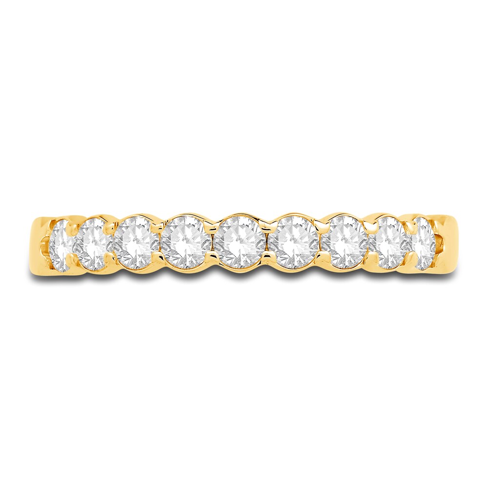 Diamond Anniversary Band 1/2 ct tw Round 14K Yellow Gold 0E1qdaGt