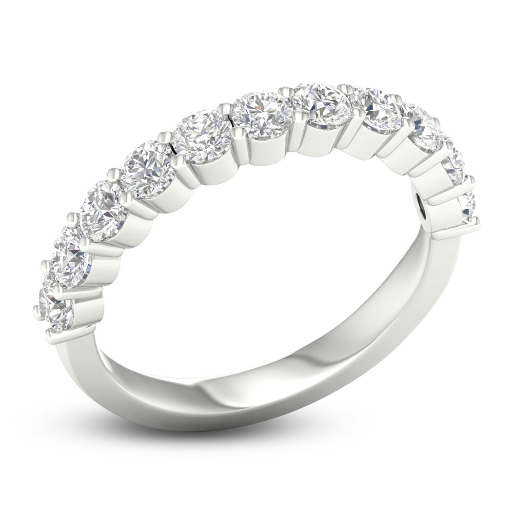 Diamond Anniversary Band 1 ct tw Round Platinum 0SSFWEEt