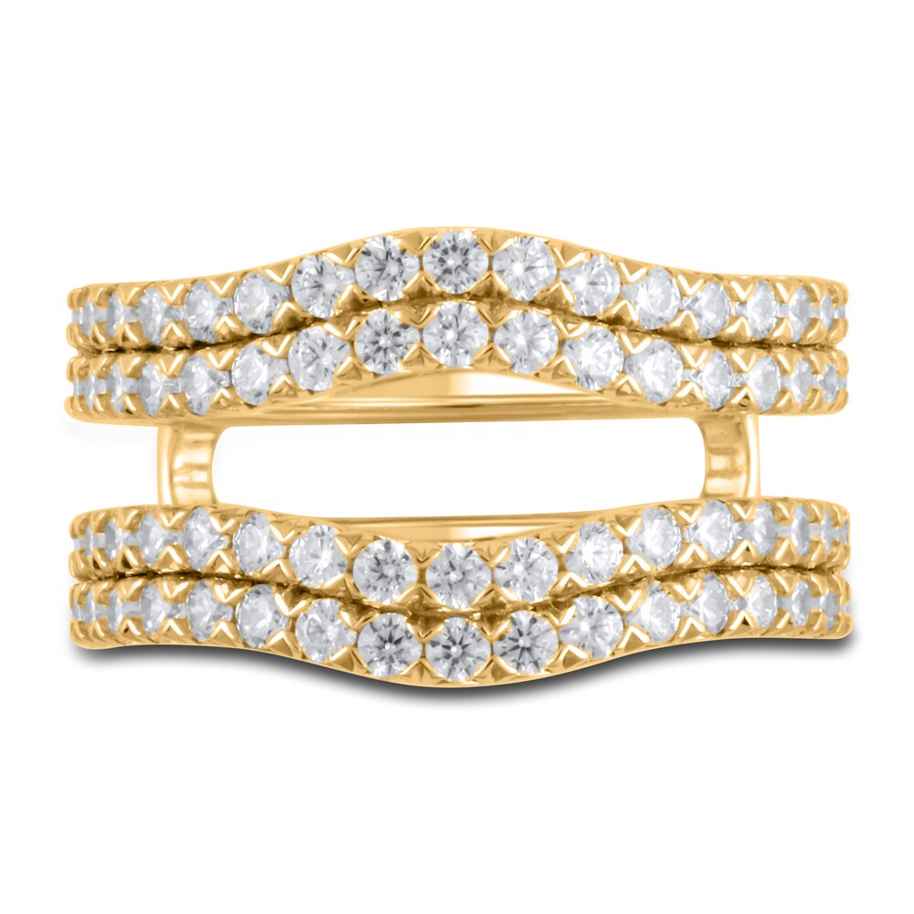 Lab-Created Diamond Enhancer Band 1-1/2 ct tw Round 14K Yellow Gold 1FWm0scF