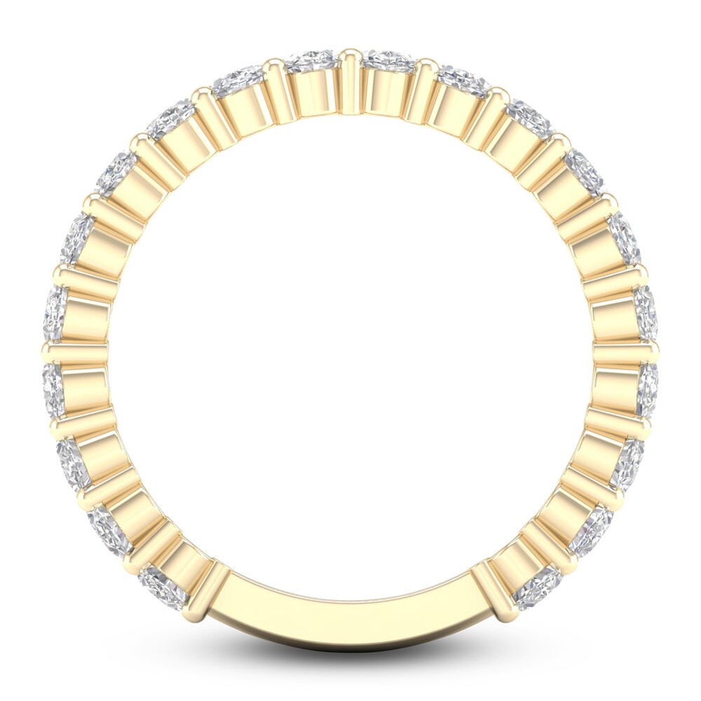 Diamond Anniversary Band 2 ct tw Oval 14K Yellow Gold 1neWIoFQ