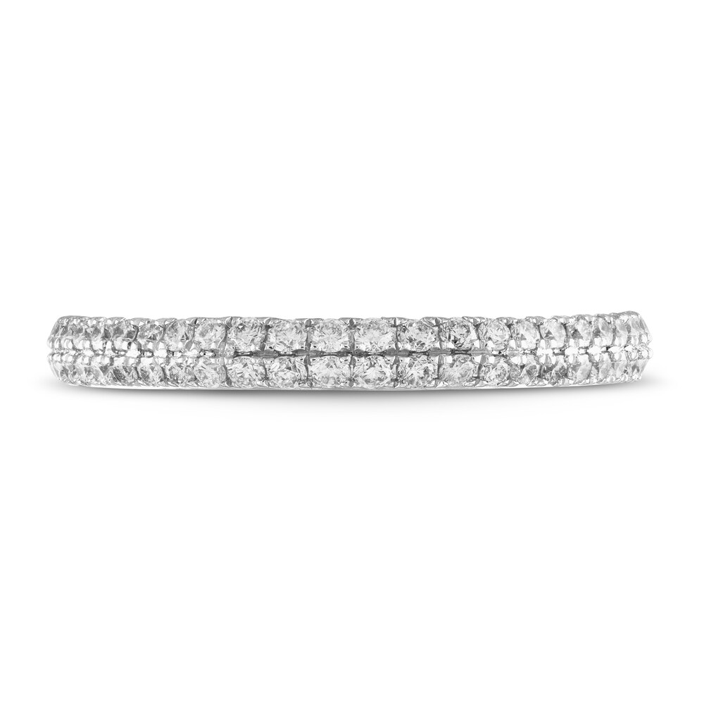 Vera Wang WISH Diamond Anniversary Ring 3/8 ct tw Round 14K White Gold 1oYJ6PCf