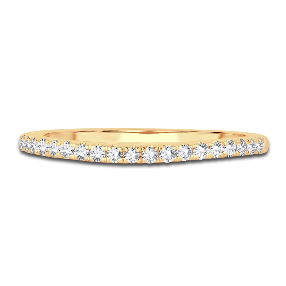 Diamond Wedding Band 1/4 ct tw Round 14K Yellow Gold 2893kyXw