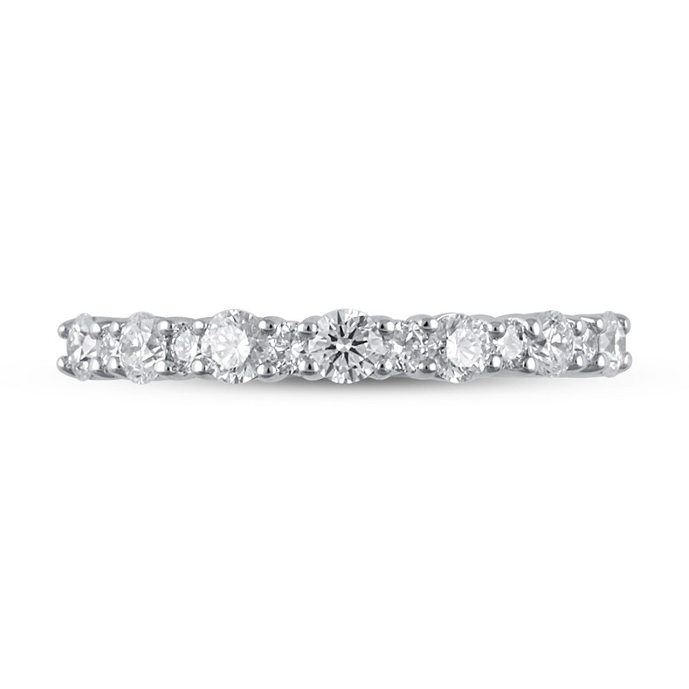 Diamond Anniversary Band 5/8 ct tw Round-cut Platinum 2MrSqAyC