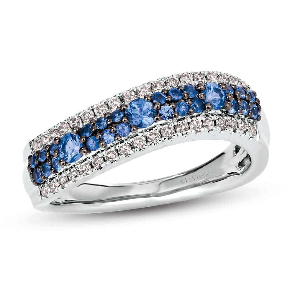 Le Vian Natural Sapphire Ring 1/5 ct tw Diamonds 14K Vanilla Gold 2UrvKWjA [2UrvKWjA]