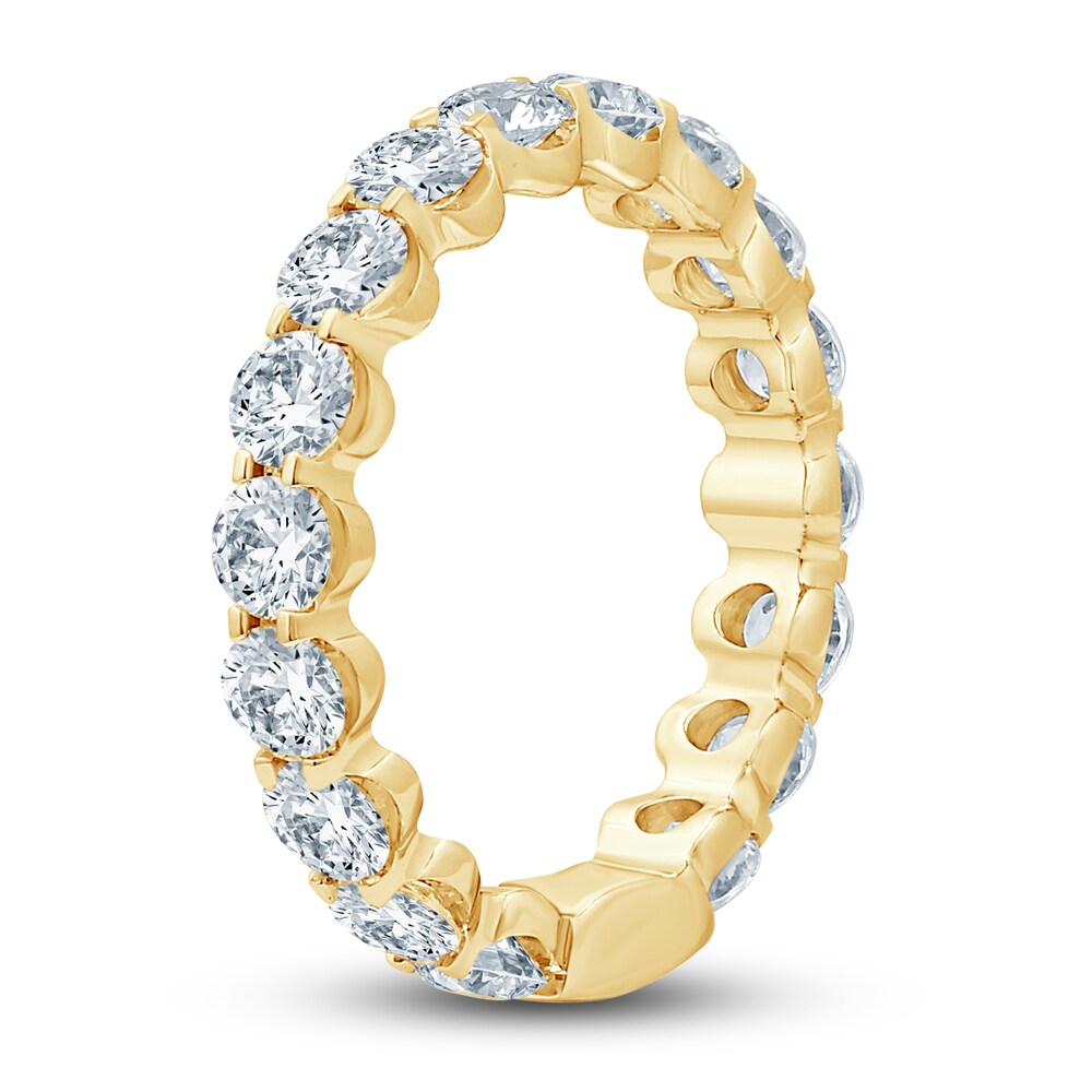 Diamond Eternity Ring 3 ct tw Round 14K Yellow Gold 2d5FDj2M