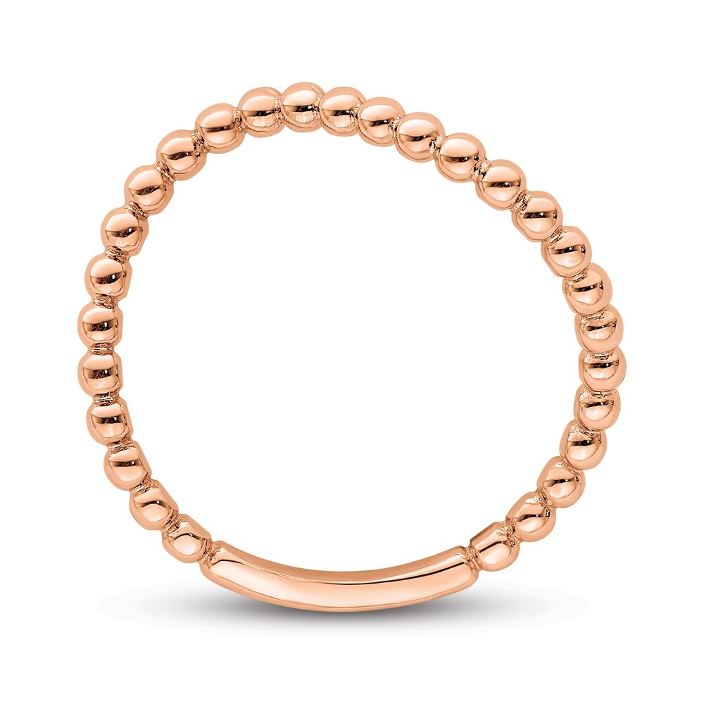 Beaded Wave Ring 14K Rose Gold 2fgmYK96