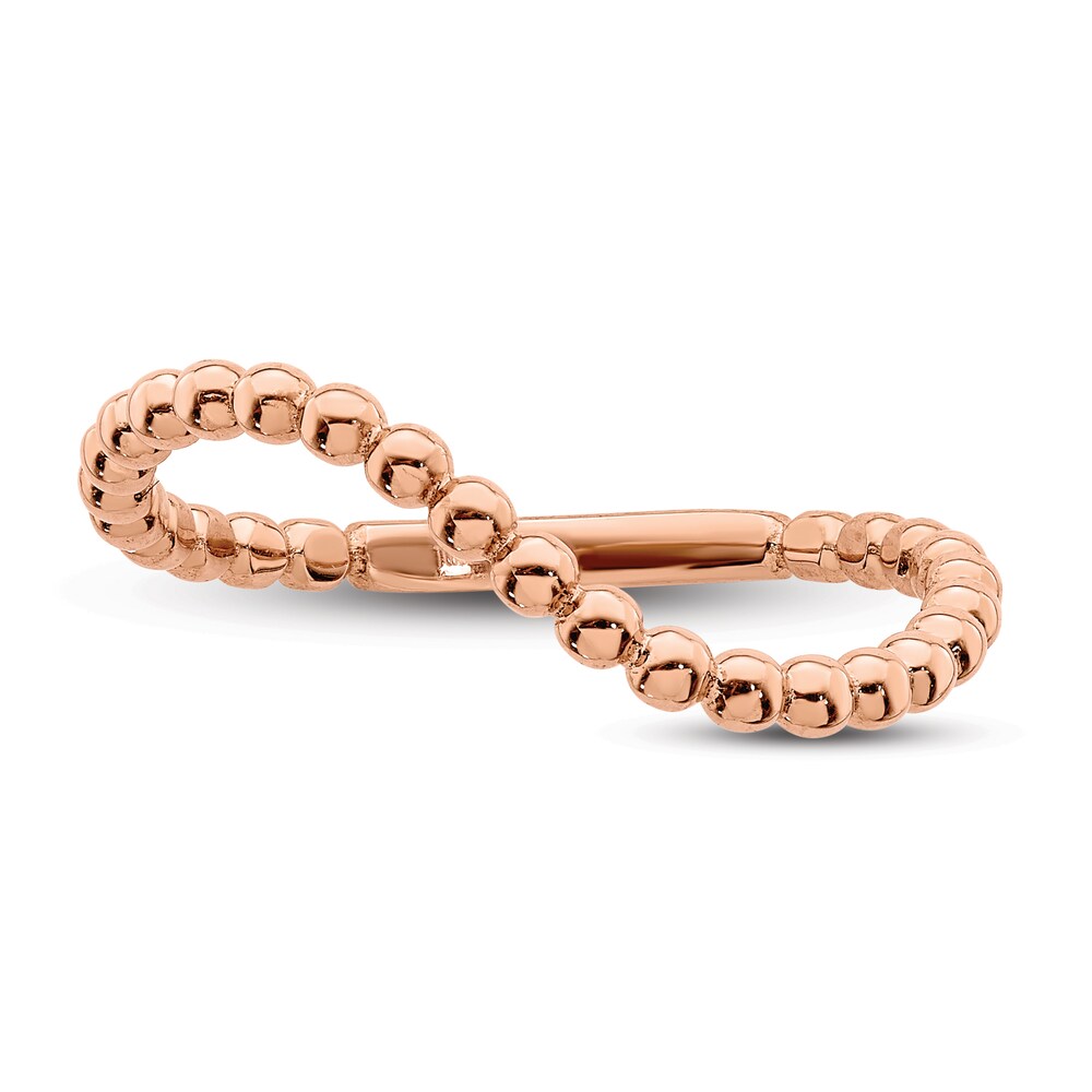 Beaded Wave Ring 14K Rose Gold 2fgmYK96