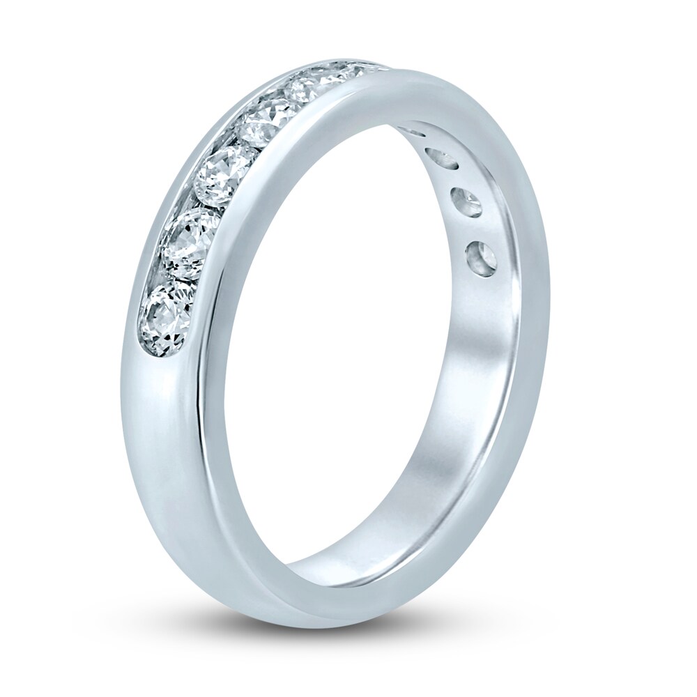 Diamond Anniversary Ring 1 ct tw Round 14K White Gold 2m1XqC5F