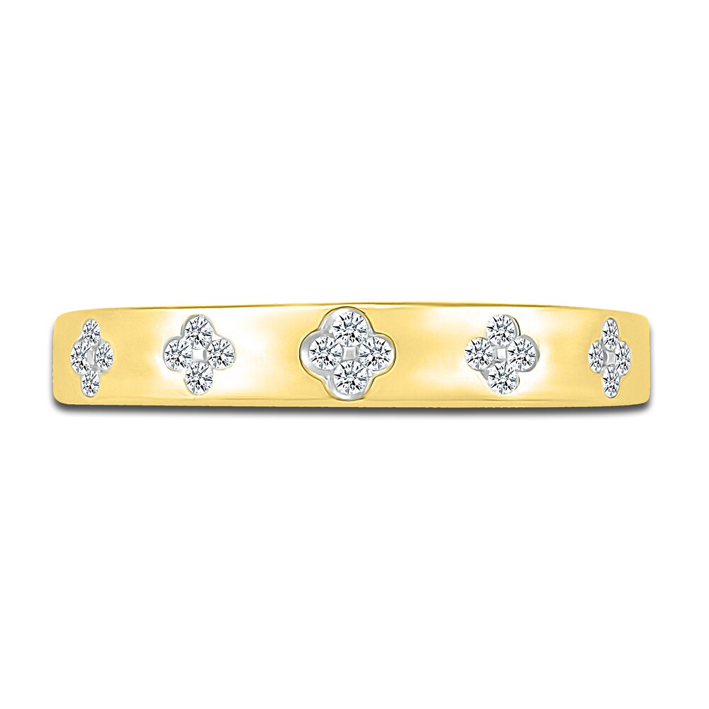 Diamond Anniversary Band 1/8 ct tw Round 14K Yellow Gold 2uHCU2fC