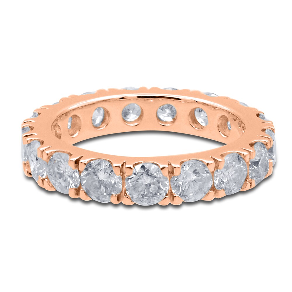 Diamond Anniversary Band 4 ct tw Round 14K Rose Gold 37wlcR1m