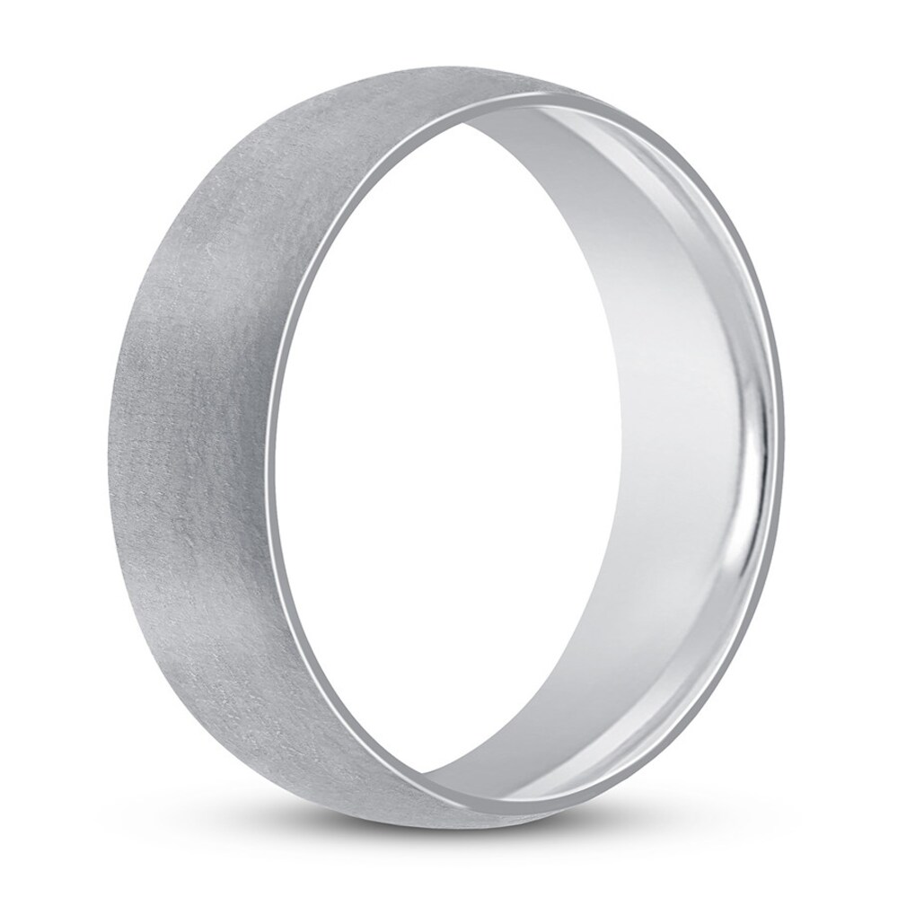 Wedding Band Carved Platinum 6mm 3HbuRFMF