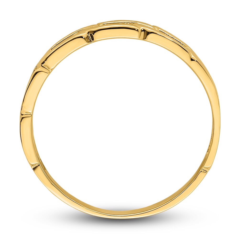 Chain Link Ring 14K Yellow Gold 3ia3kTrQ