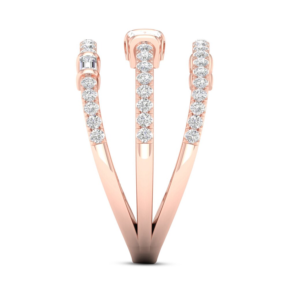 Diamond Ring 1/2 ct tw Round 10K Rose Gold 3oUxPUuA