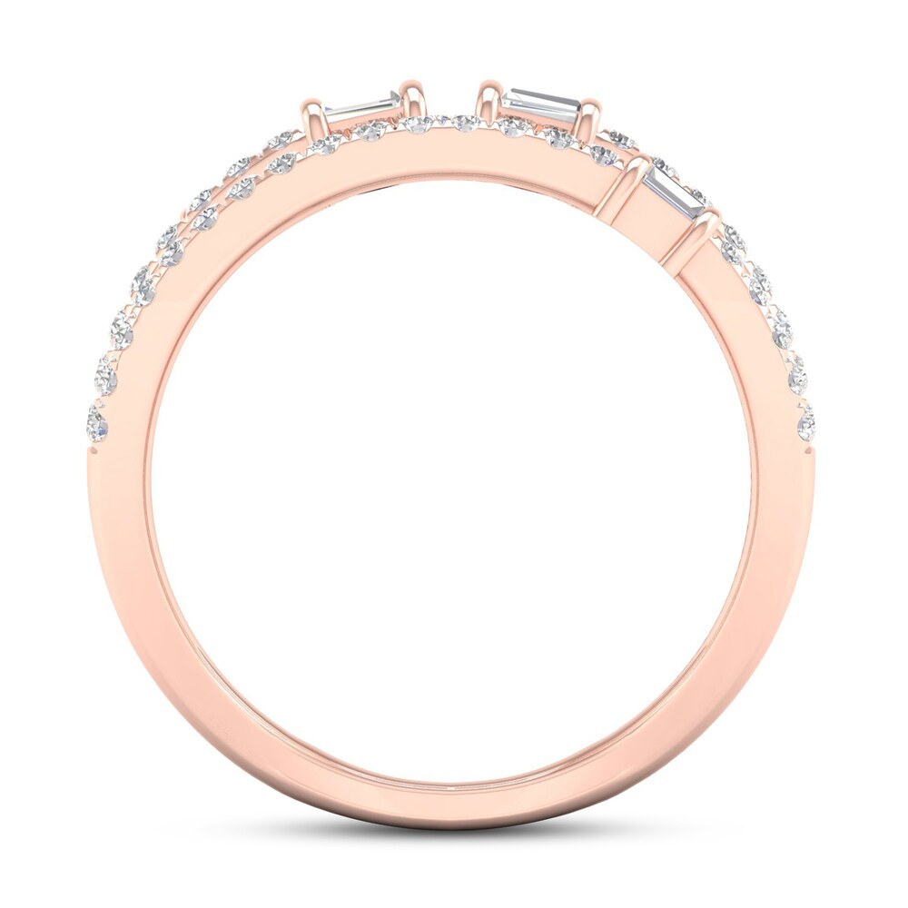 Diamond Ring 1/2 ct tw Round 10K Rose Gold 3oUxPUuA