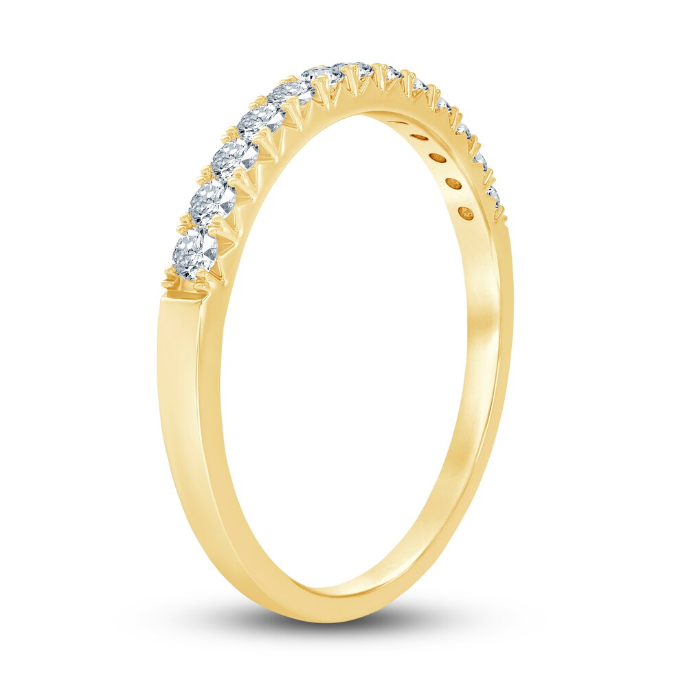 Diamond Anniversary Ring 1/4 ct tw Round 14K Yellow Gold 4T73mDoX