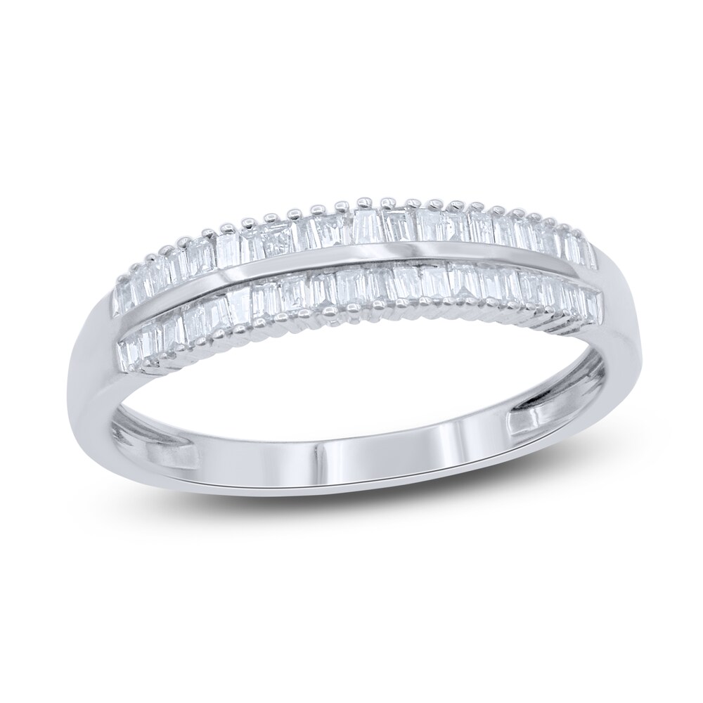 Diamond Anniversary Band 1/3 ct tw Baguette 14K White Gold 4Uu8vVvH [4Uu8vVvH]