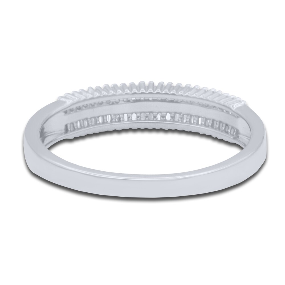 Diamond Anniversary Band 1/3 ct tw Baguette 14K White Gold 4Uu8vVvH