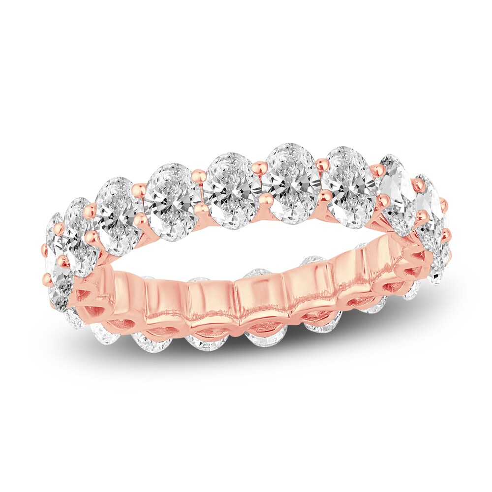 Diamond Eternity Band 4 ct tw Oval 14K Rose Gold 4XicATuc