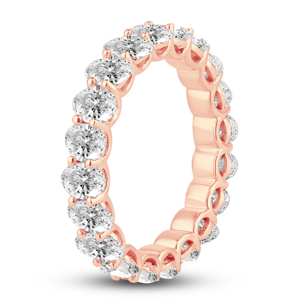 Diamond Eternity Band 4 ct tw Oval 14K Rose Gold 4XicATuc