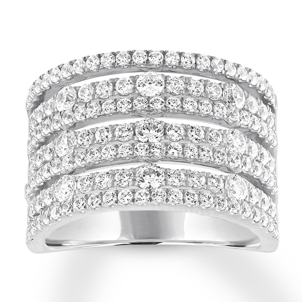 Diamond Anniversary Band 1-3/4 carats tw Round 14K White Gold 4dHR7qzZ [4dHR7qzZ]