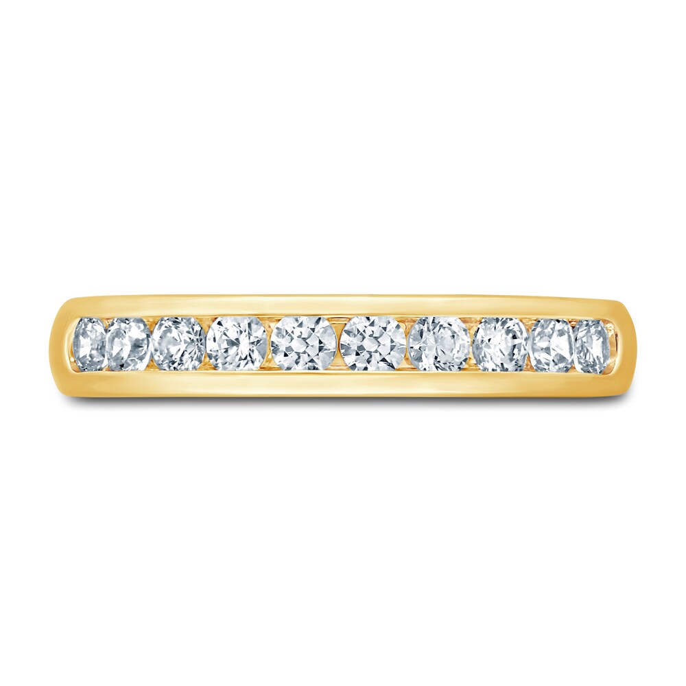 Diamond Anniversary Ring 1/2 ct tw Round 14K Yellow Gold 4ha264x3