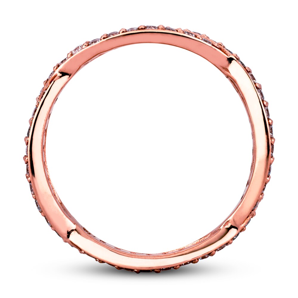 Diamond Ring 3/4 ct tw Round 14K Rose Gold 4sYv4gK3