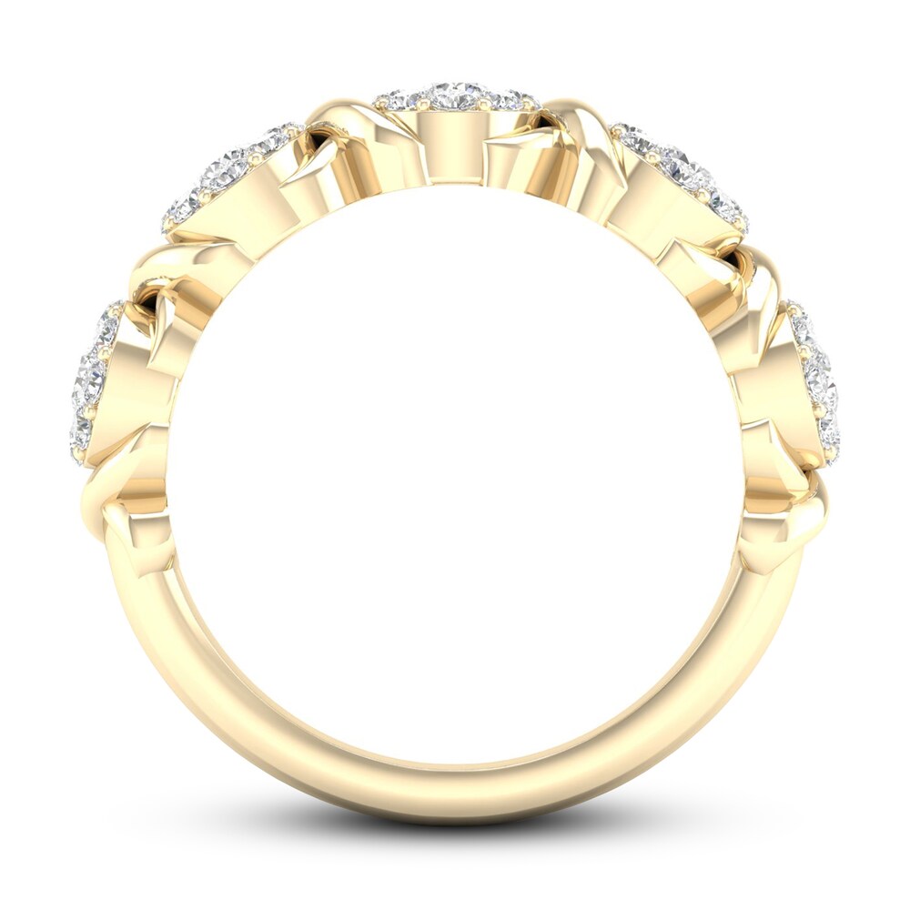 Diamond Anniversary Ring 3/4 ct tw 14K Yellow Gold 5BGXCuMY