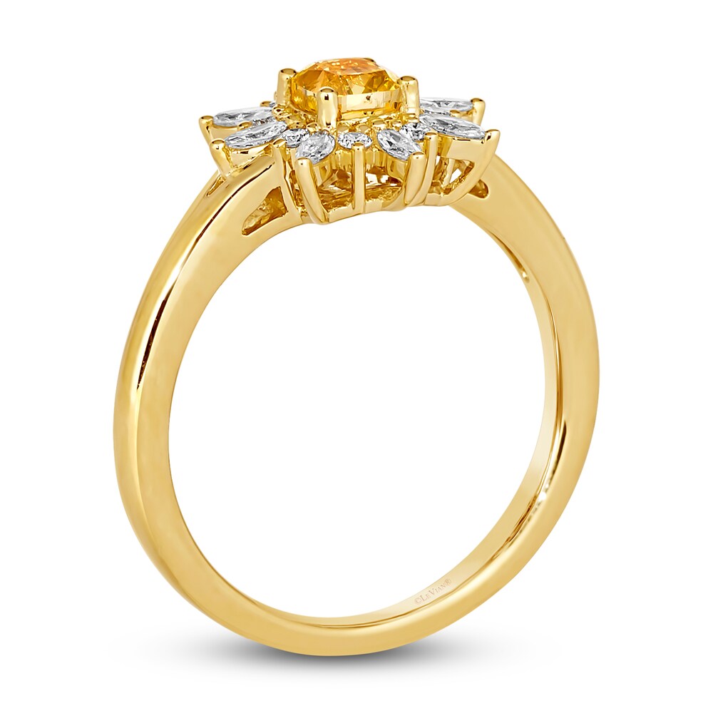 Le Vian Sunny Yellow Diamond Ring 3/4 ct tw Cushion/Marquise/ Round 14K Honey Gold 5swxL1Xs