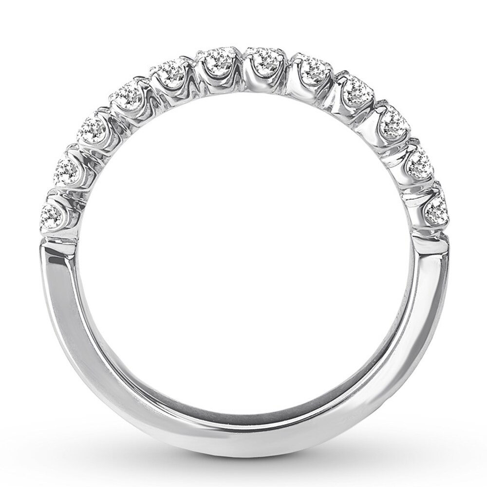 Diamond Anniversary Band 1/2 ct tw Round-cut 14K White Gold 5xLAFlwi