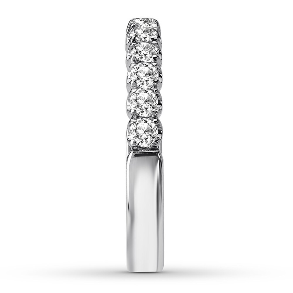 Diamond Anniversary Band 1/2 ct tw Round-cut 14K White Gold 5xLAFlwi