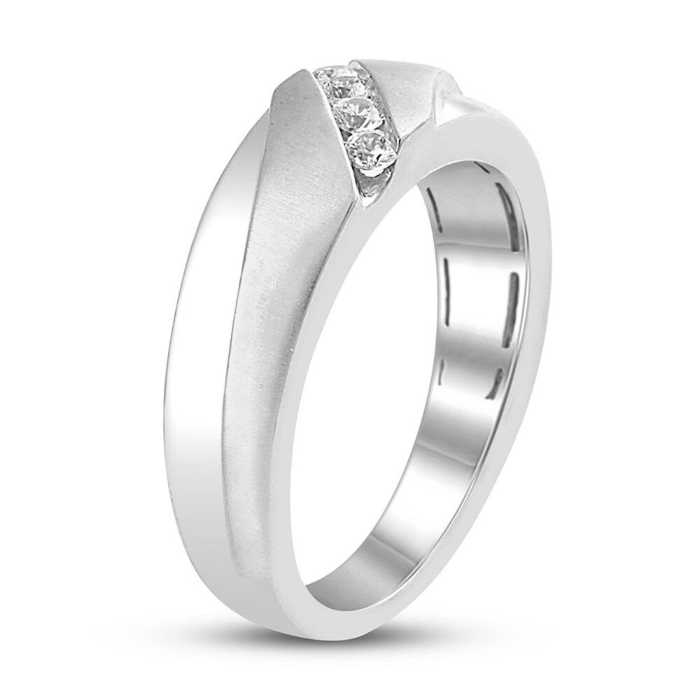 Men\'s Diamond Band 1/5 ct tw Round-cut Platinum 6G1doVwj