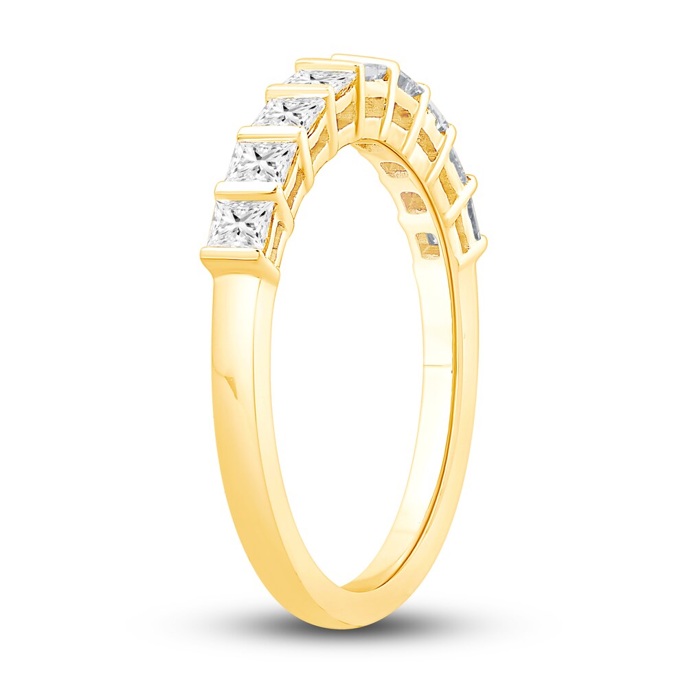 Diamond Anniversary Band 7/8 ct tw Princess 14K Yellow Gold 6GlRB3Ey