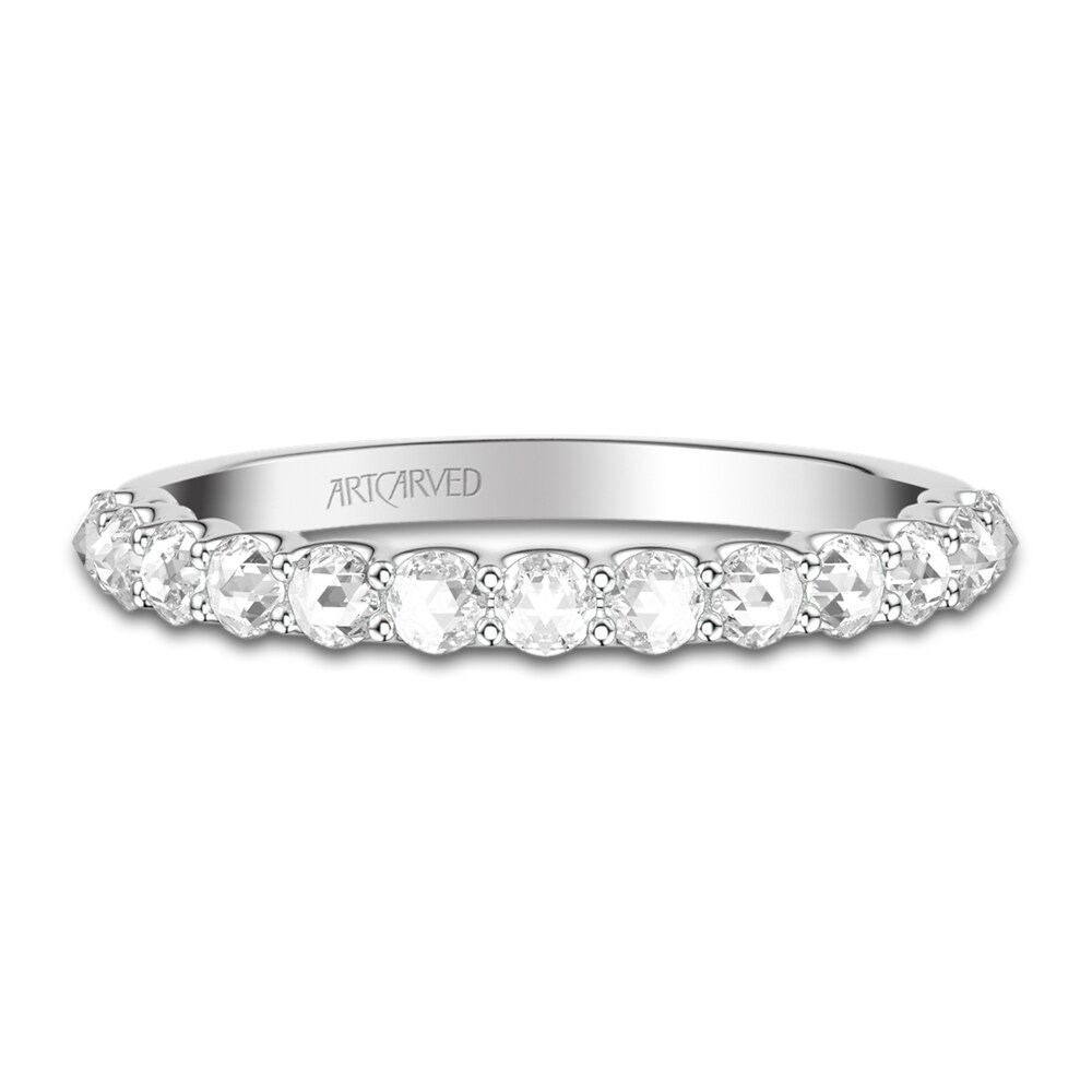 ArtCarved Rose-Cut Diamond Anniversary Band 1/2 ct tw 14K White Gold 6hBh0TuS