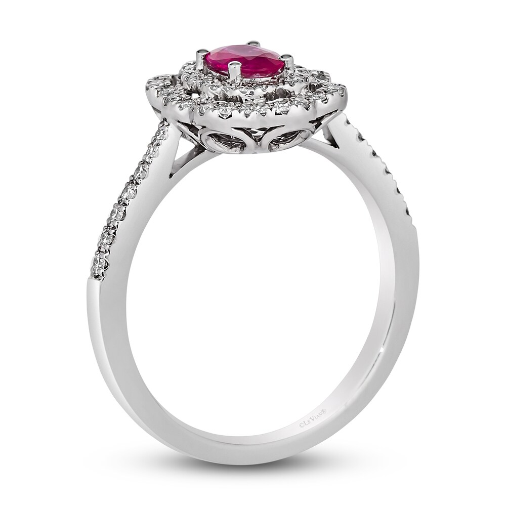 Le Vian Natural Ruby Ring 1/3 ct tw Diamonds Platinum 6tY4ZCj9