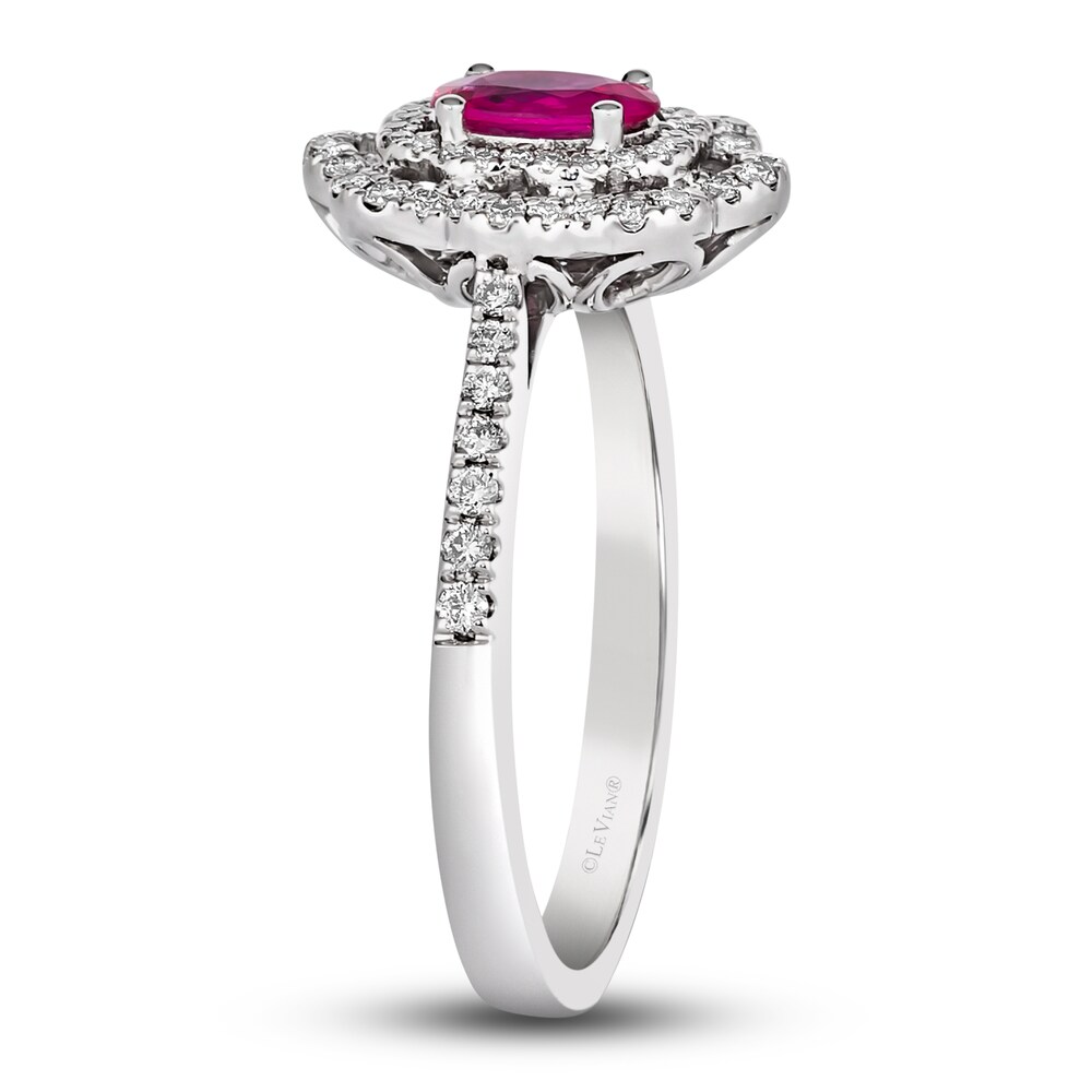 Le Vian Natural Ruby Ring 1/3 ct tw Diamonds Platinum 6tY4ZCj9