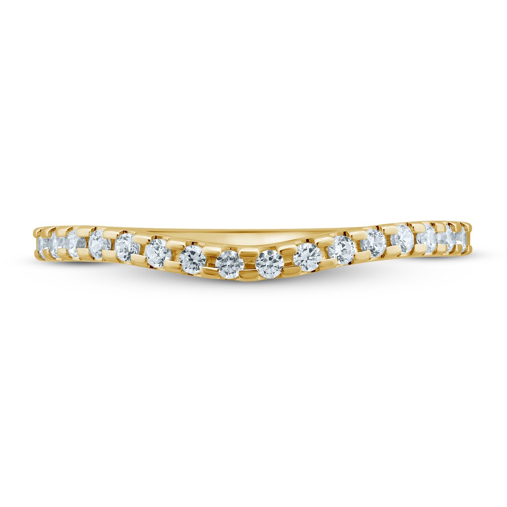 Diamond Anniversary Ring 1/6 ct tw Round 14K Yellow Gold 7Gqb3BE7