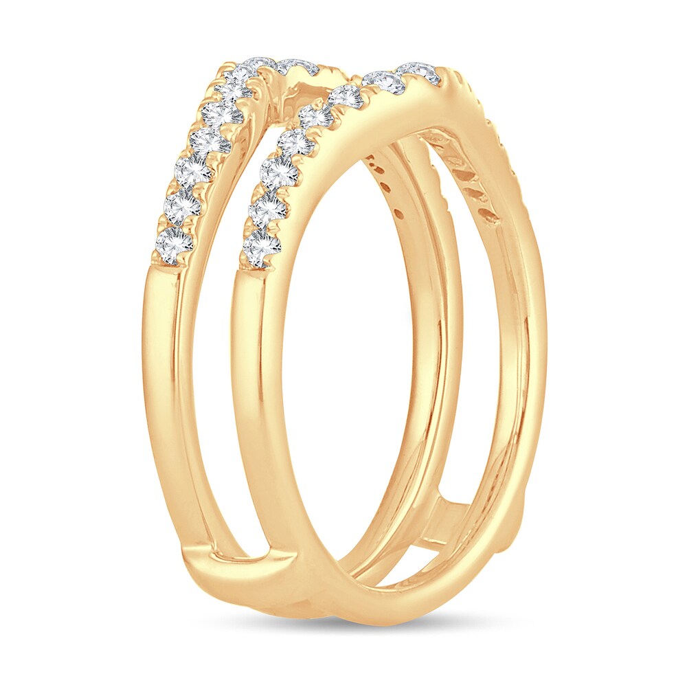 Diamond Enhancer Ring 1/2 ct tw Round 14K Yellow Gold 7Q5H8D8k