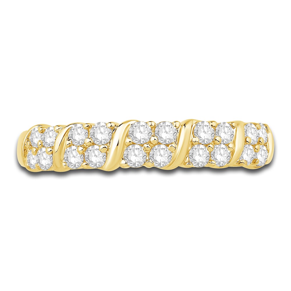 Diamond Anniversary Band 1/2 ct tw Round 14K Yellow Gold 8No0VhV7