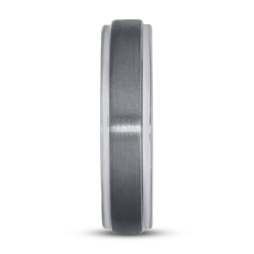 Wedding Band Tungsten 6mm 9GLdJvtL