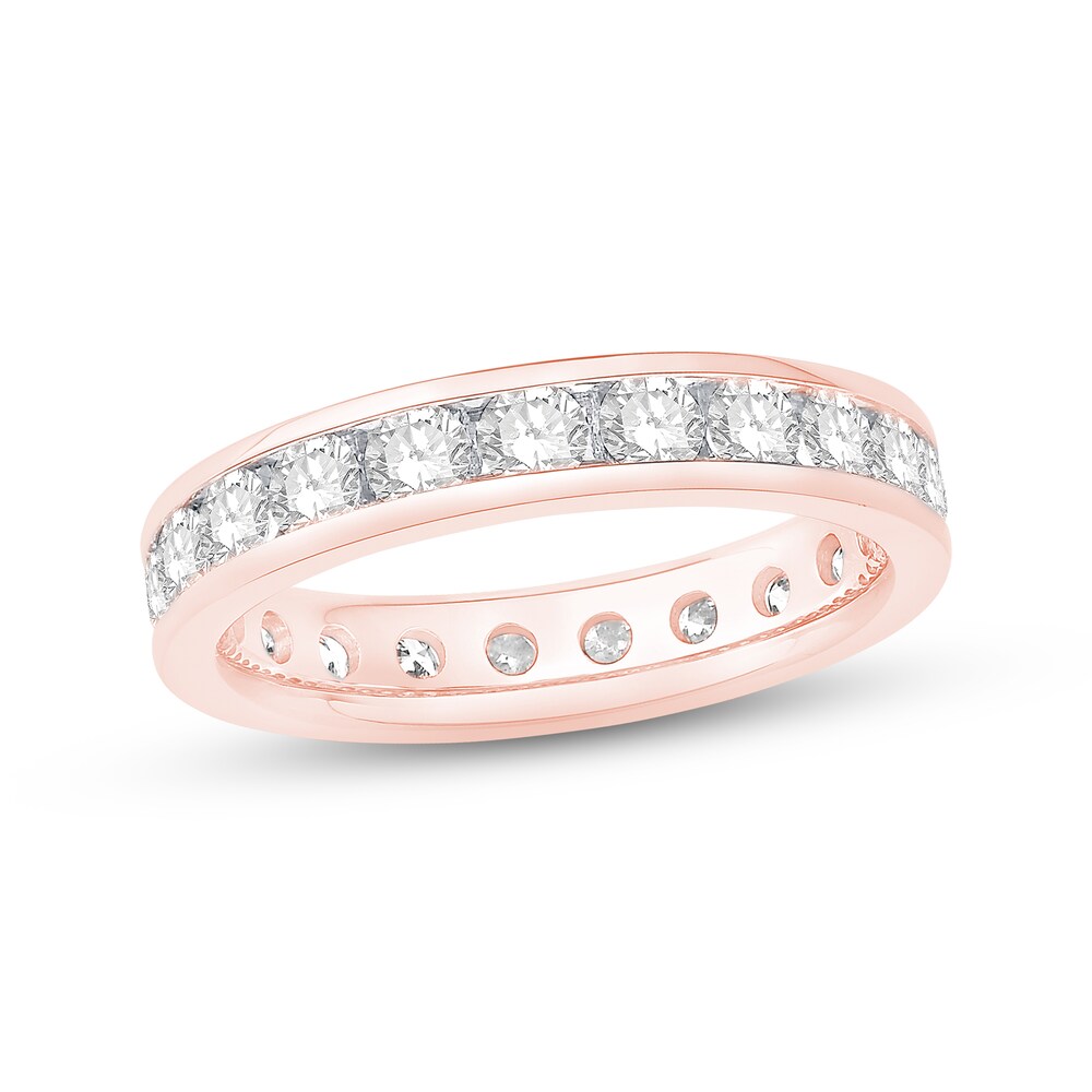 Diamond Eternity Band 2 ct tw Round 14K Rose Gold 9SoNkWWn