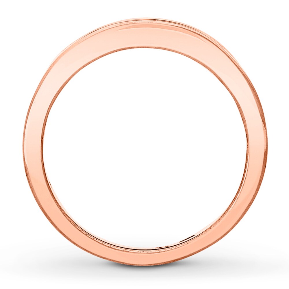 Diamond Anniversary Band 1/4 ct tw Princess-cut 14K Rose Gold 9asND9Rs