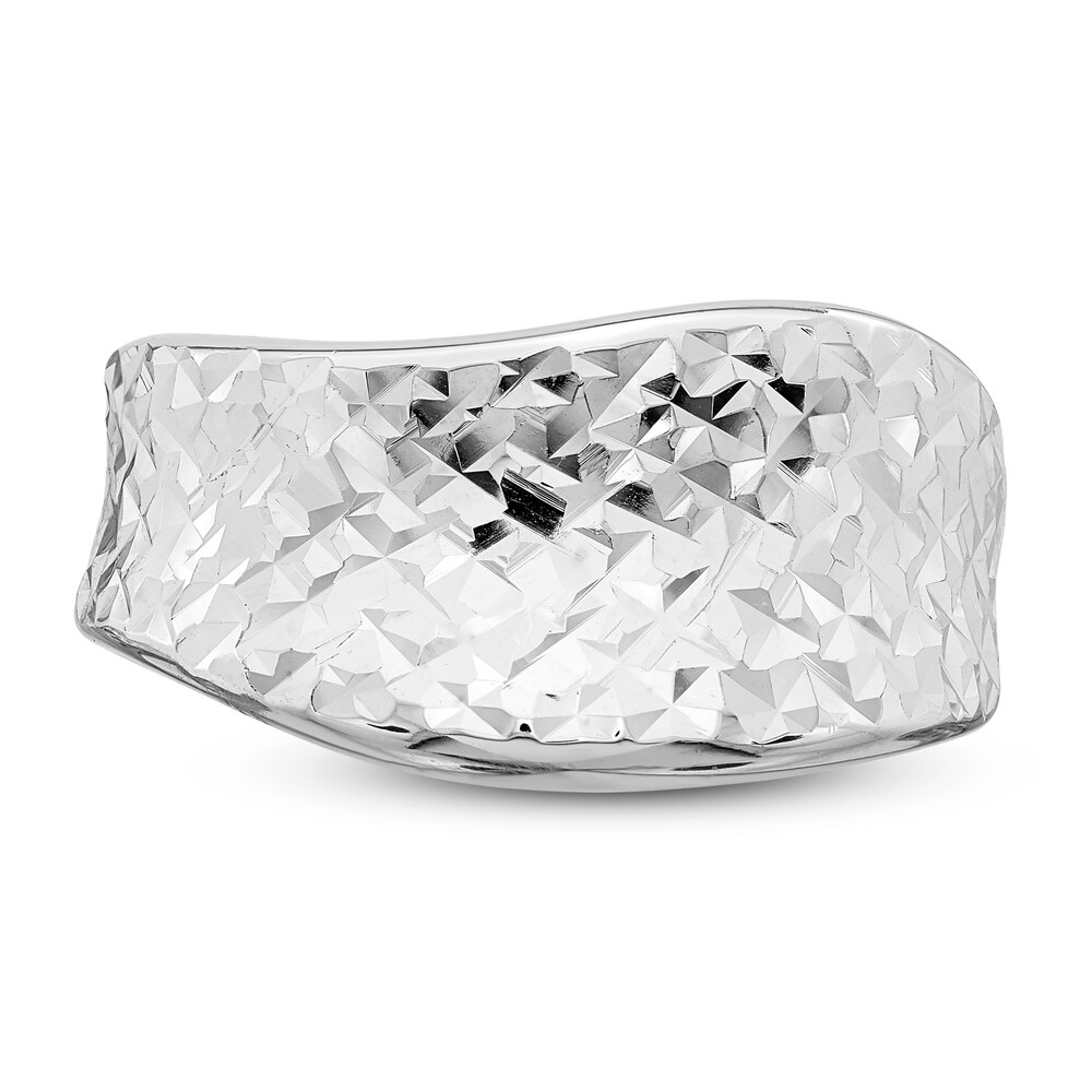 Diamond-Cut Ring Sterling Silver 9jtWw5LO