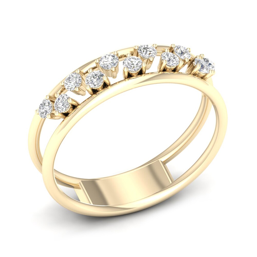 Diamond Wedding Band 1/6 ct tw Round 14K Yellow Gold AKEdXOOq