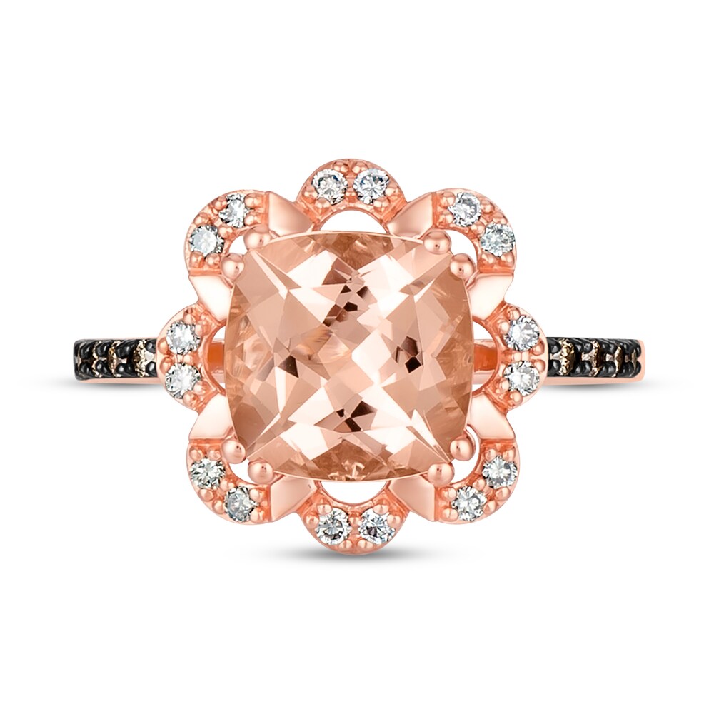 Le Vian Natural Morganite Ring 1/4 ct tw Diamonds 14K Strawberry Gold AcxGN2lq