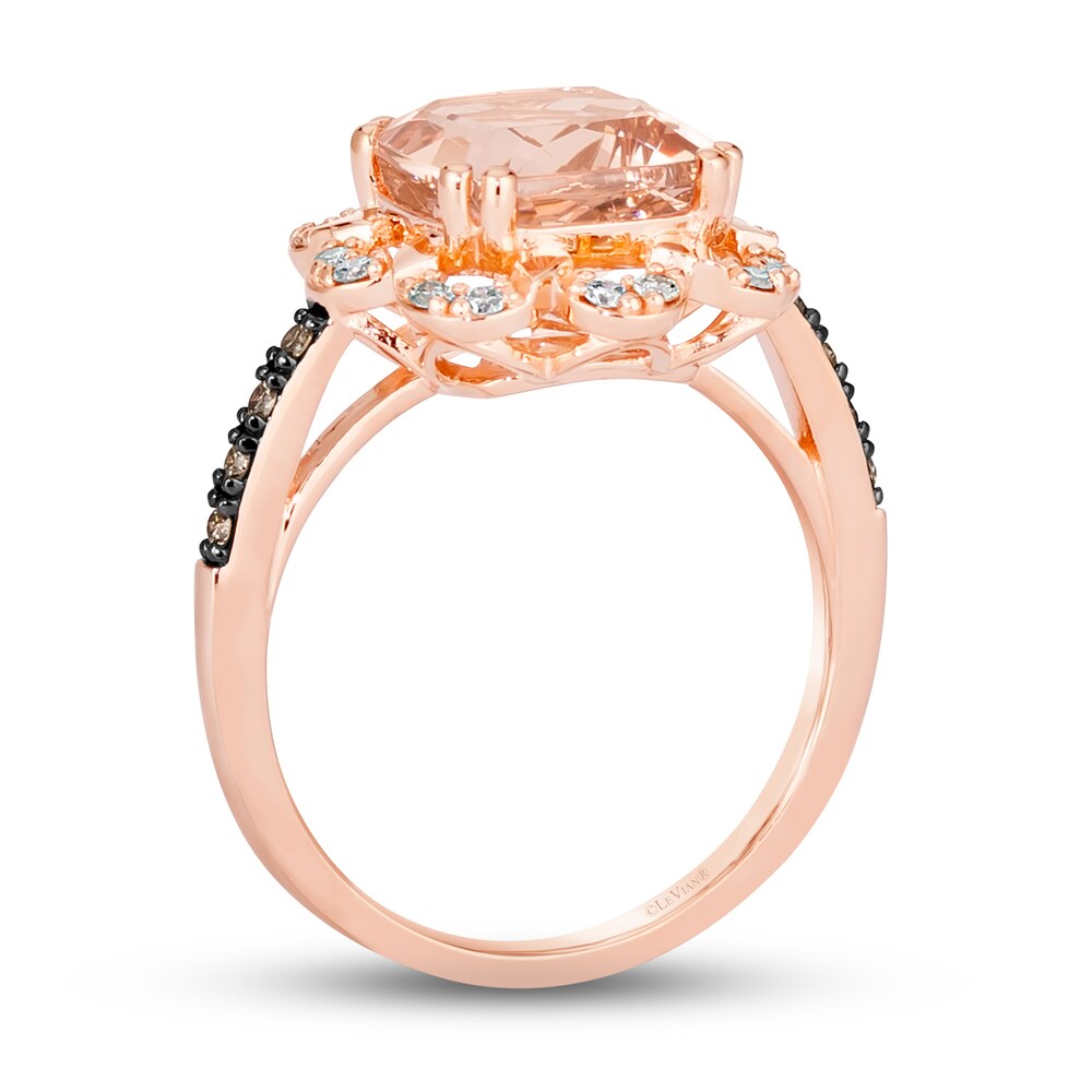 Le Vian Natural Morganite Ring 1/4 ct tw Diamonds 14K Strawberry Gold AcxGN2lq