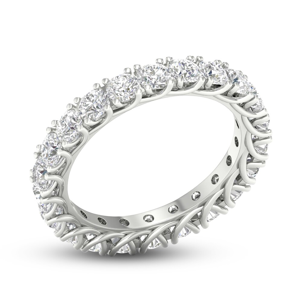 Diamond Eternity Band 2-1/2 ct tw Round 14K White Gold AkmPNuxF