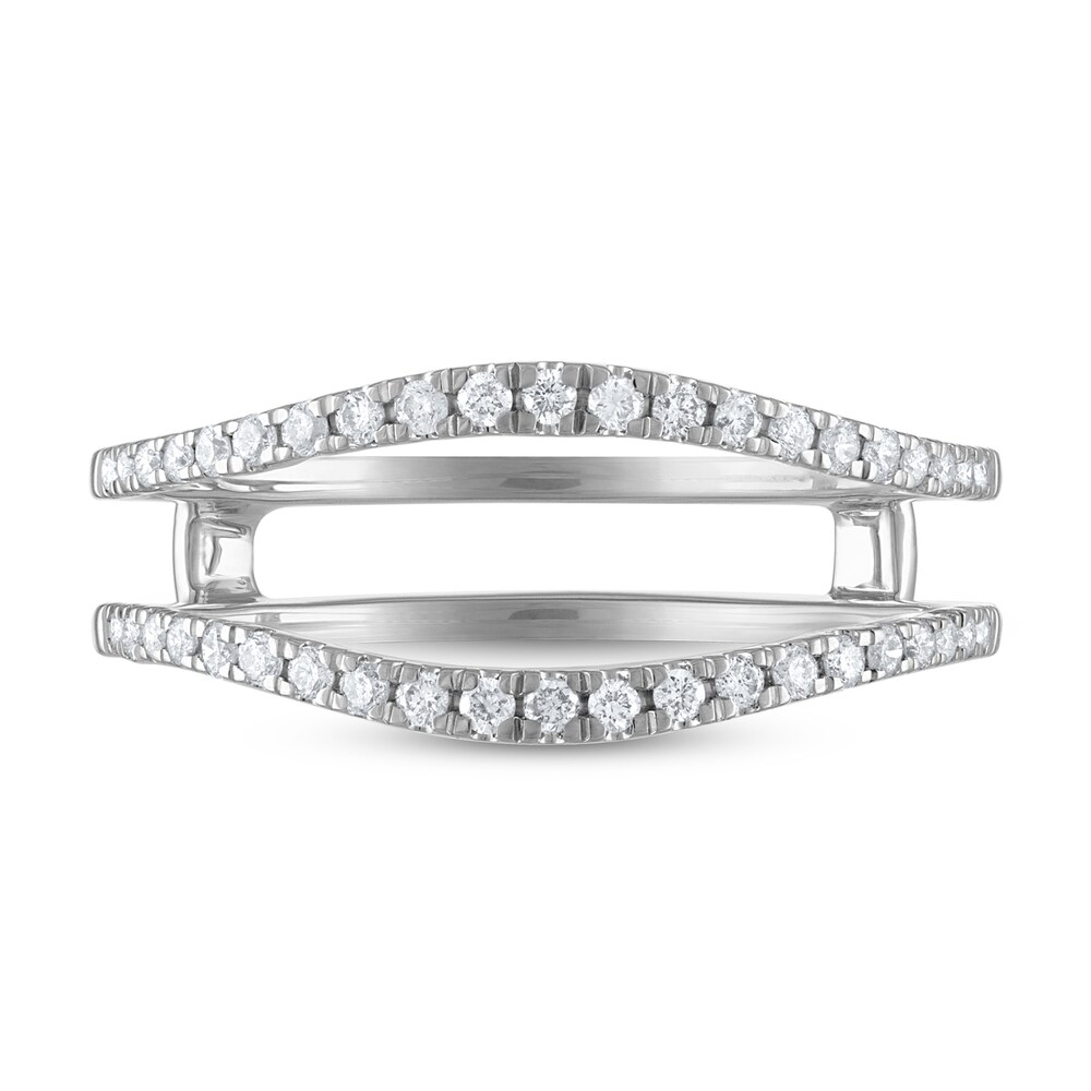 Diamond Enhancer Ring 1/4 ct tw Round 14K White Gold B7zGUtkt