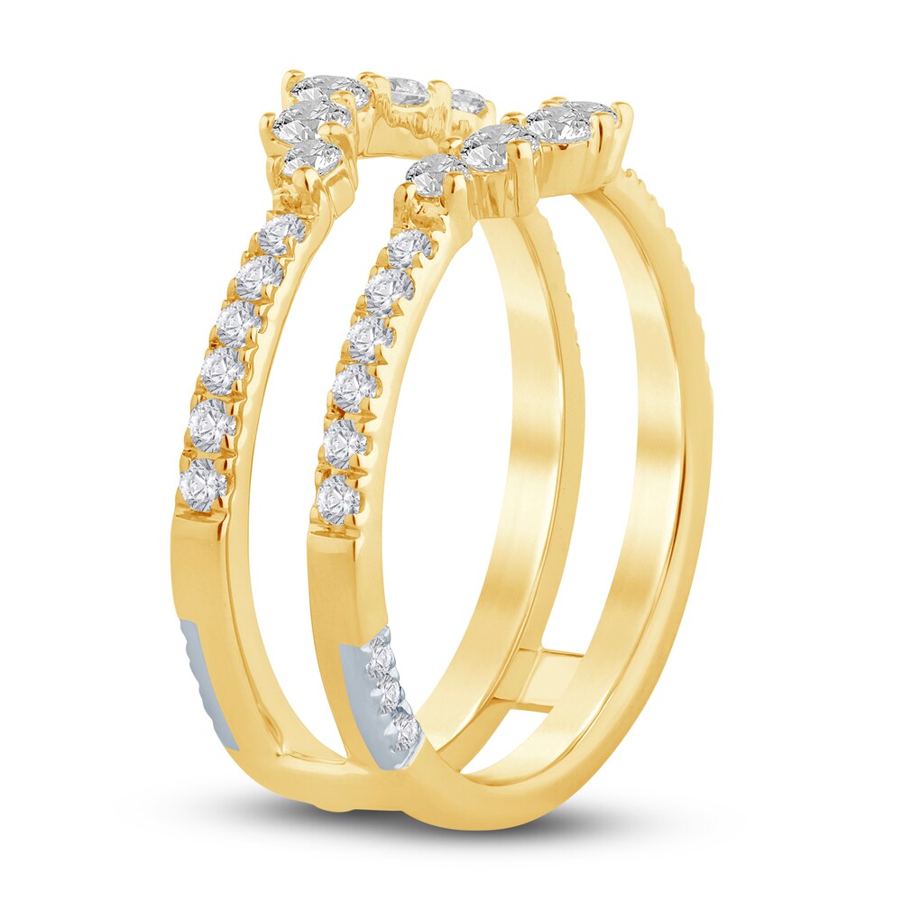 Pnina Tornai Diamond Enhancer Ring 3/4 ct tw Round 14K Yellow Gold BhoPrRQ0