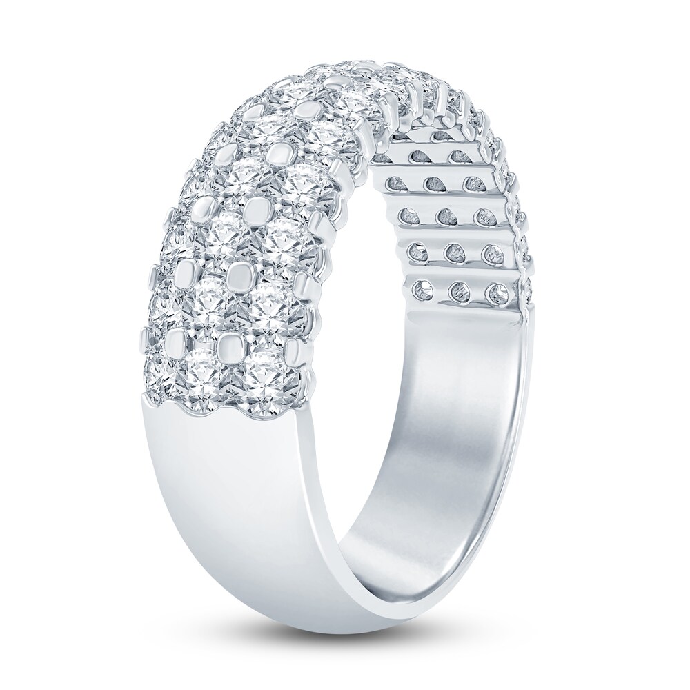 Diamond Anniversary Band 1-1/2 ct tw Round 14K White Gold BsgjRLA6